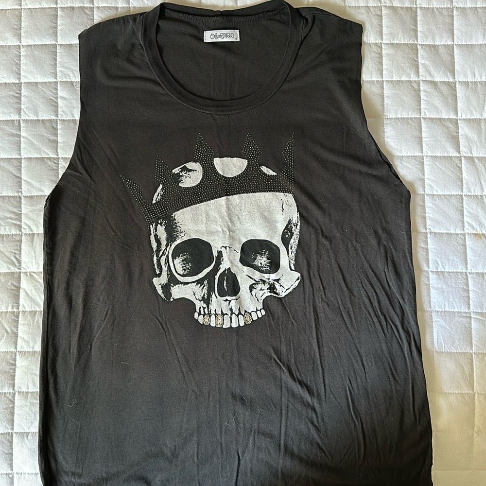 Lauren Moshi T shirt with Skull